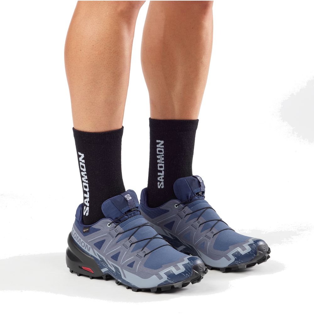 Salomon Shoes Speedcross 6 GTX Herren Trailrunningschuh Spellbound/Black/Tradewinds Produktbild 6