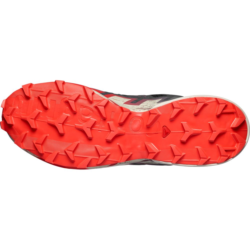 Salomon Shoes Speedcross 6 Herren Trailrunningschuh Black/fird/almilk black-fiery-red-almond-milk Produktbild 3