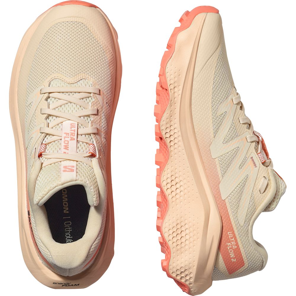 Salomon Shoes Ultra Flow 2 W almond milk tender peach fusion cor Produktbild 4