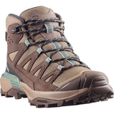 Salomon Shoes X Ultra 360 Ltr Mid GTX Damen Wanderschuh desert-tan-iron-green-milieu Produktbild 1