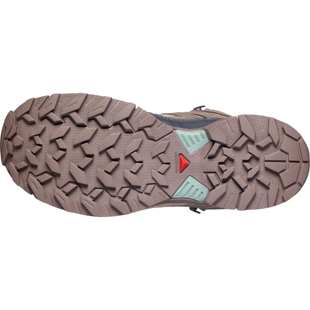 Salomon Shoes X Ultra 360 Ltr Mid GTX Damen Wanderschuh desert-tan-iron-green-milieu Produktbild 3