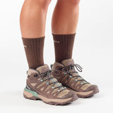 Salomon Shoes X Ultra 360 Ltr Mid GTX Damen Wanderschuh desert-tan-iron-green-milieu Produktbild 6