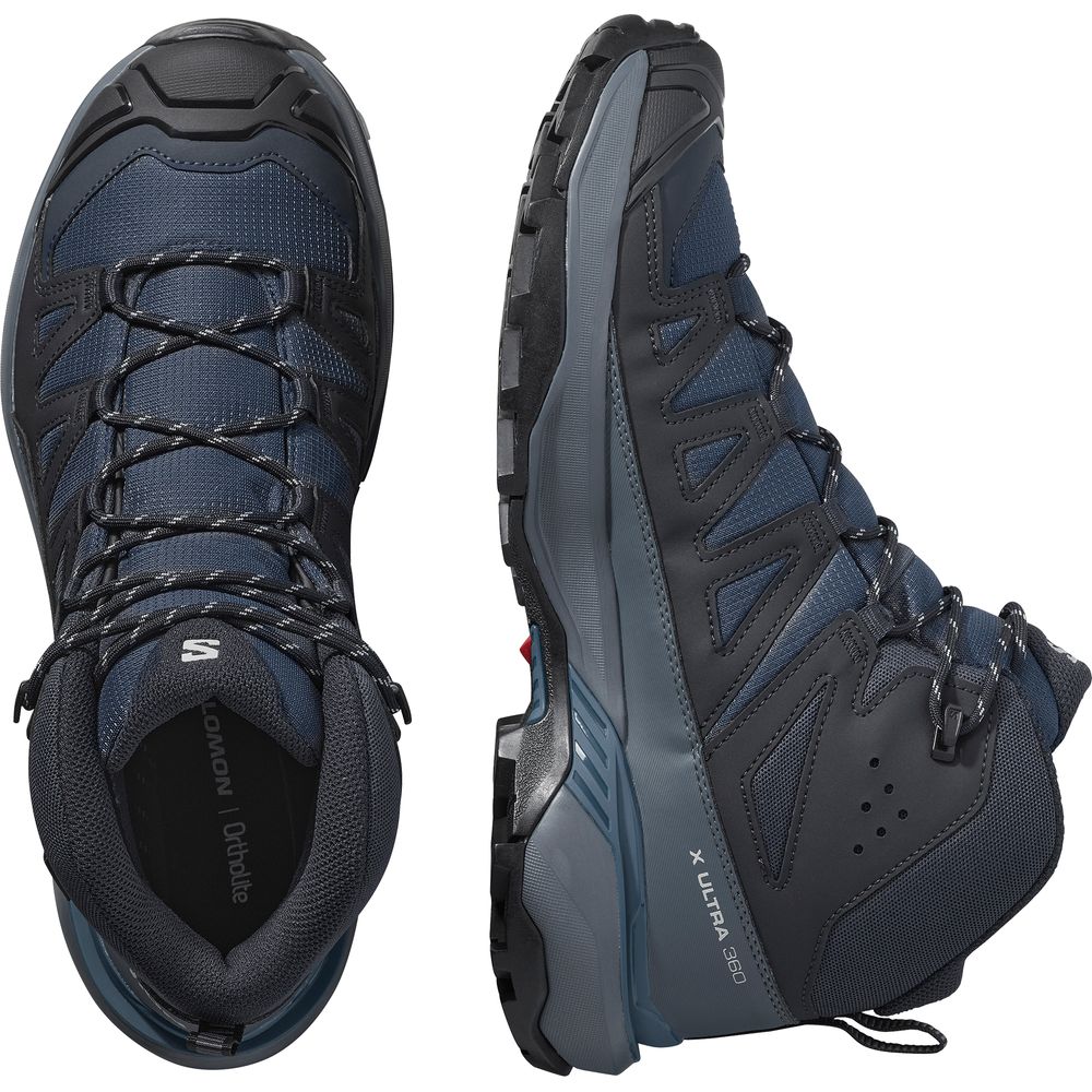 Salomon Shoes X Ultra 360 Mid GTX Herren Wanderschuh blue nights dark navy dark blue Produktbild 4
