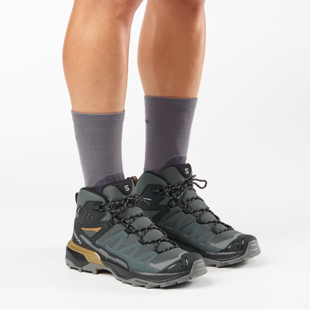 Salomon Shoes X Ultra 360 Mid GTX Herren Wanderschuh urban-chic-black-plantation Produktbild 6