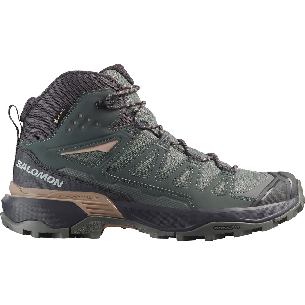 Salomon Shoes X Ultra 360 Mid GTX W Damen Wanderschuh sedona sage urban chic etherea Produktbild 0