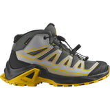 Salomon Shoes X Ultra Mid GTX J Kinder Wanderschuh castlerock black spicy mustard Produktbild 0