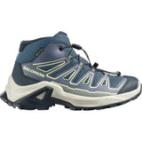 Salomon Shoes X Ultra Mid GTX J Kinder Wanderschuh Grisaille/Spellbound/Butterfly Produktbild 0