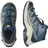 Salomon Shoes X Ultra Mid GTX J Kinder Wanderschuh Grisaille/Spellbound/Butterfly Produktbild 2