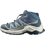 Salomon Shoes X Ultra Mid GTX J Kinder Wanderschuh Grisaille/Spellbound/Butterfly Produktbild 3