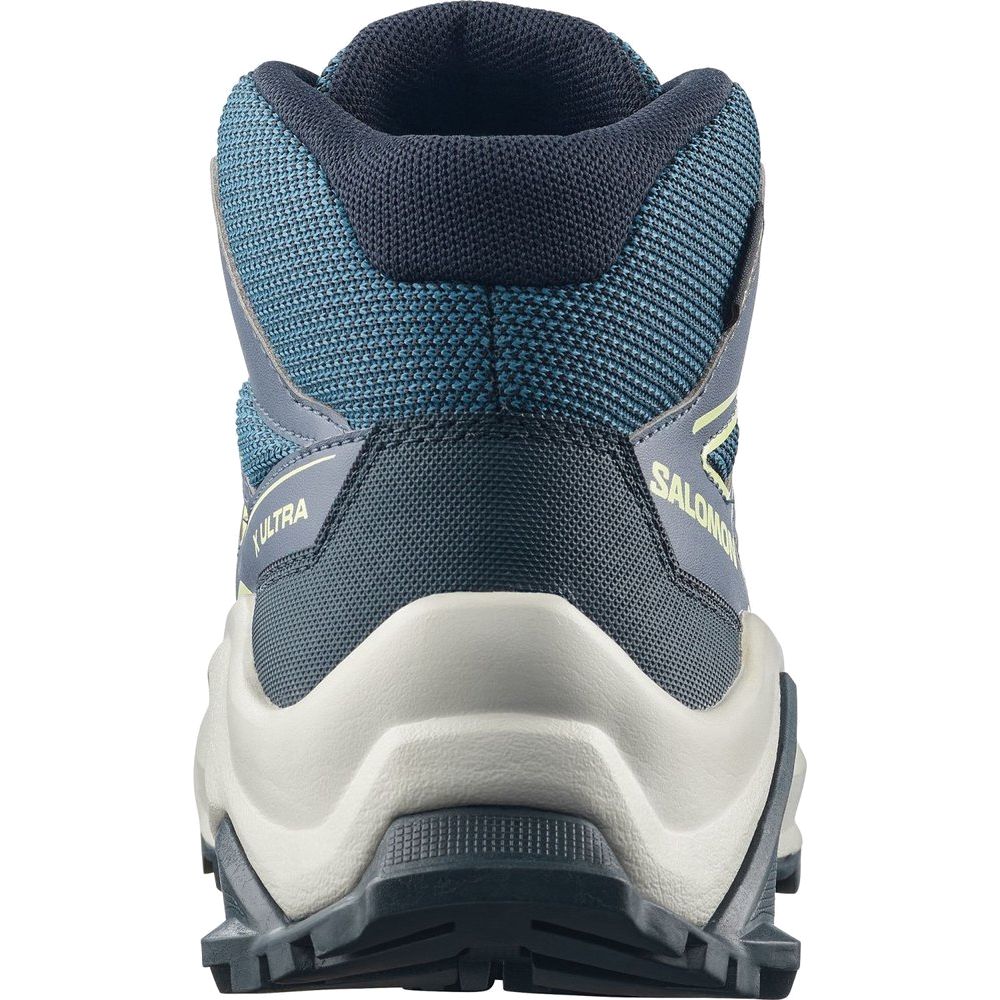 Salomon Shoes X Ultra Mid GTX J Kinder Wanderschuh Grisaille/Spellbound/Butterfly Produktbild 5