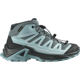 Salomon Shoes X Ultra Mid GTX J Kinder Wanderschuh turbulence black tourmaline Produktbild 0