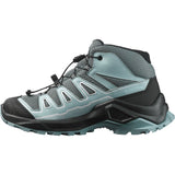 Salomon Shoes X Ultra Mid GTX J Kinder Wanderschuh turbulence black tourmaline Produktbild 1