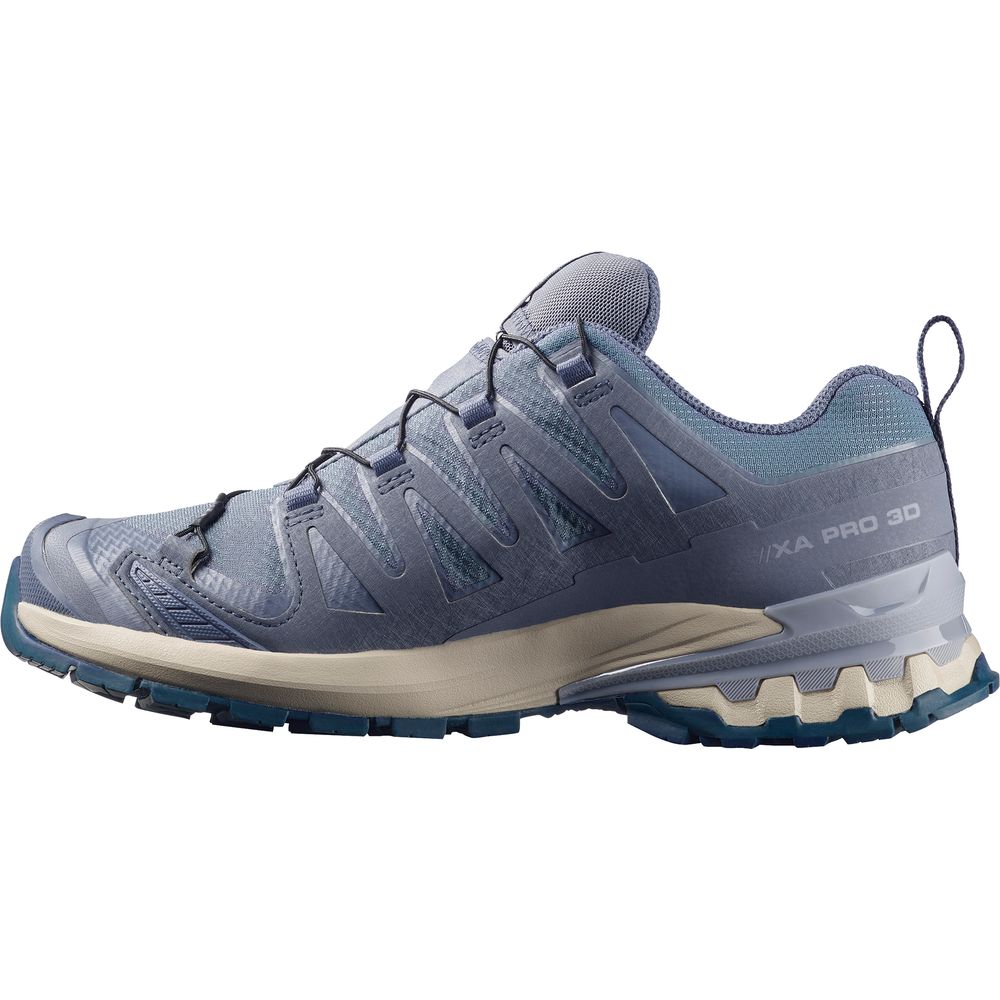 Salomon Shoes XA Pro 3D V9 GTX Damen Trailrunningschuh grisaille-tradewinds-spellbound Produktbild 4