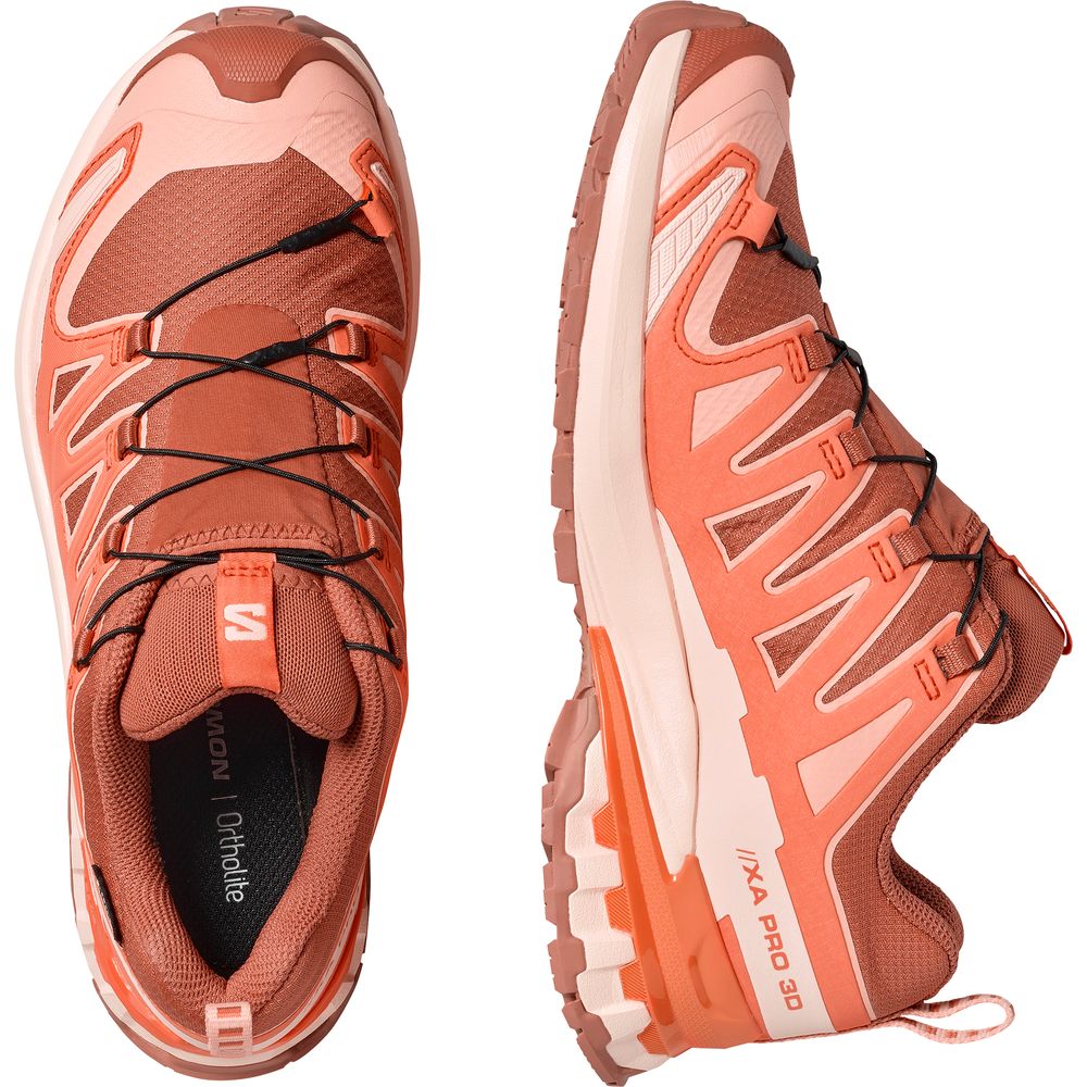 Salomon Shoes XA Pro 3D V9 GTX Damen Trailrunningschuh pecan-brown-nectarine-almond-cream Produktbild 5