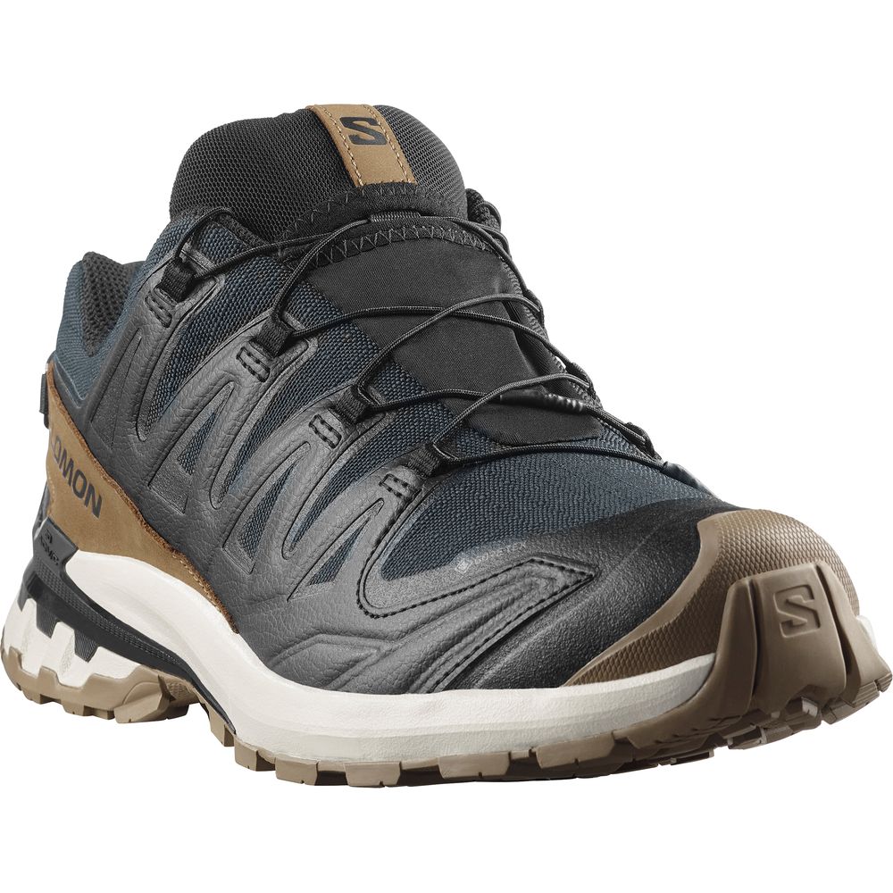Salomon Shoes XA Pro 3D V9 GTX Lifelong Herren Trailrunningschuh black-coyote-brown-vanilla-ice Produktbild 1