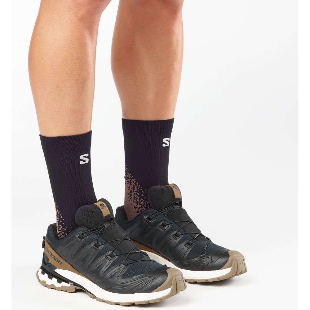 Salomon Shoes XA Pro 3D V9 GTX Lifelong Herren Trailrunningschuh black-coyote-brown-vanilla-ice Produktbild 6