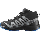 Salomon Shoes XA Pro V8 Mid WP Kinder Trailrunningschuh Black/mnment/fr black-monument-french-blue Produktbild 1