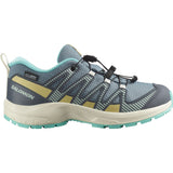 Salomon Shoes XA Pro V8 Waterproof Kinder Trailrunningschuh trooper turbulence aruba blue Produktbild 0