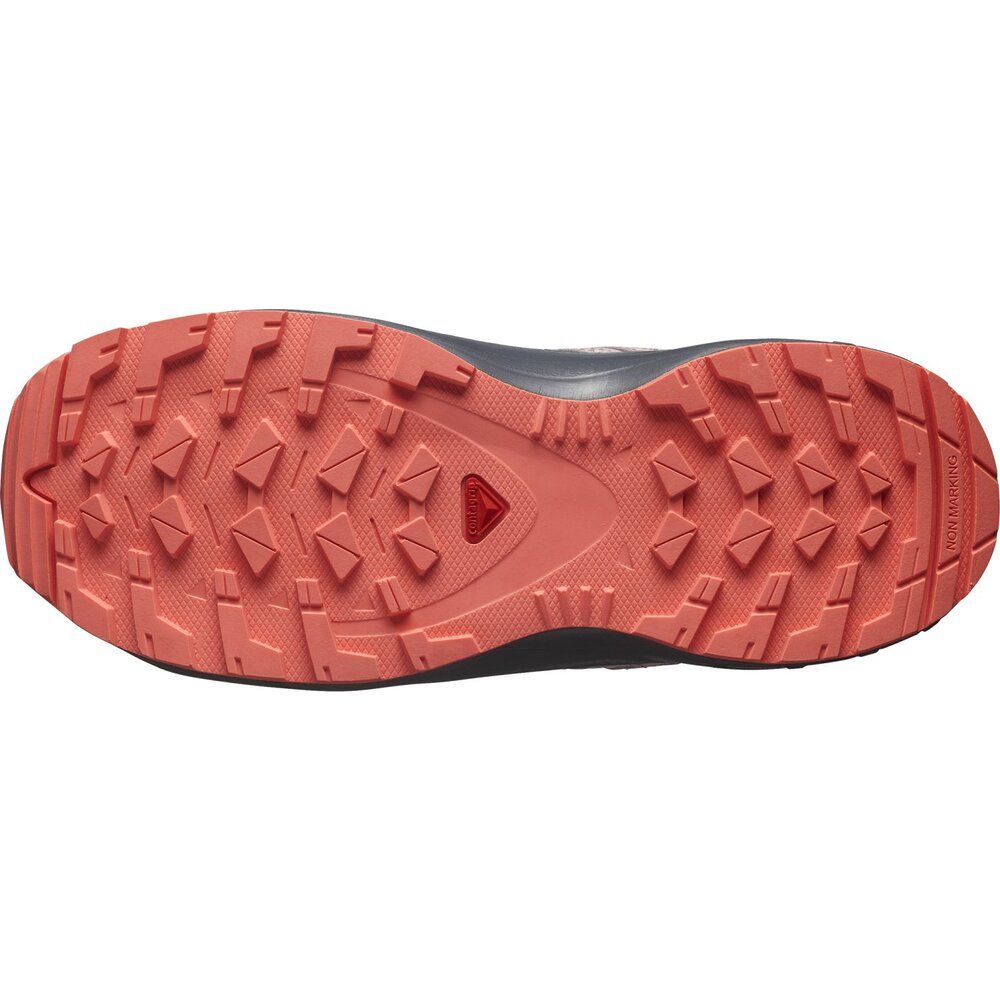 Salomon Shoes XA Pro V8 WP Kinder Wanderschuh plum-kitten-turbulence-fusion-coral Produktbild 1