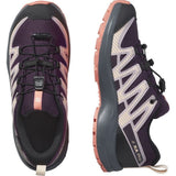 Salomon Shoes XA Pro V8 WP Kinder Wanderschuh plum-kitten-turbulence-fusion-coral Produktbild 2