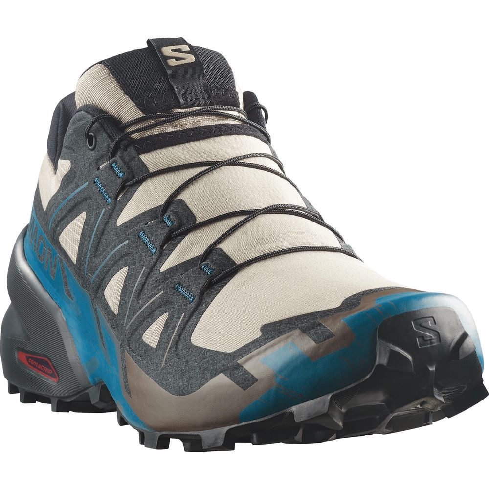 Salomon Speedcross 6 Herren Trailrunningschuh oxford tan/black/mykonos blue Produktbild 1