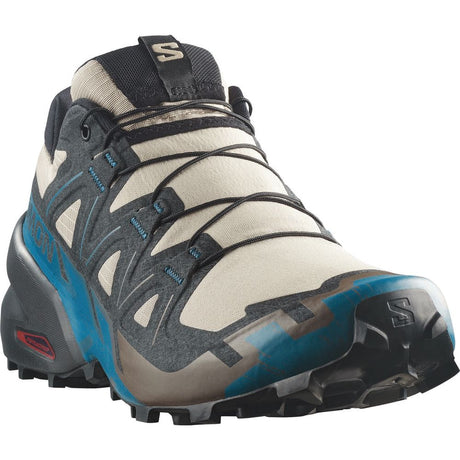 Salomon Speedcross 6 Herren Trailrunningschuh oxford tan/black/mykonos blue Produktbild 1