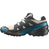 Salomon Speedcross 6 Herren Trailrunningschuh oxford tan/black/mykonos blue Produktbild 4