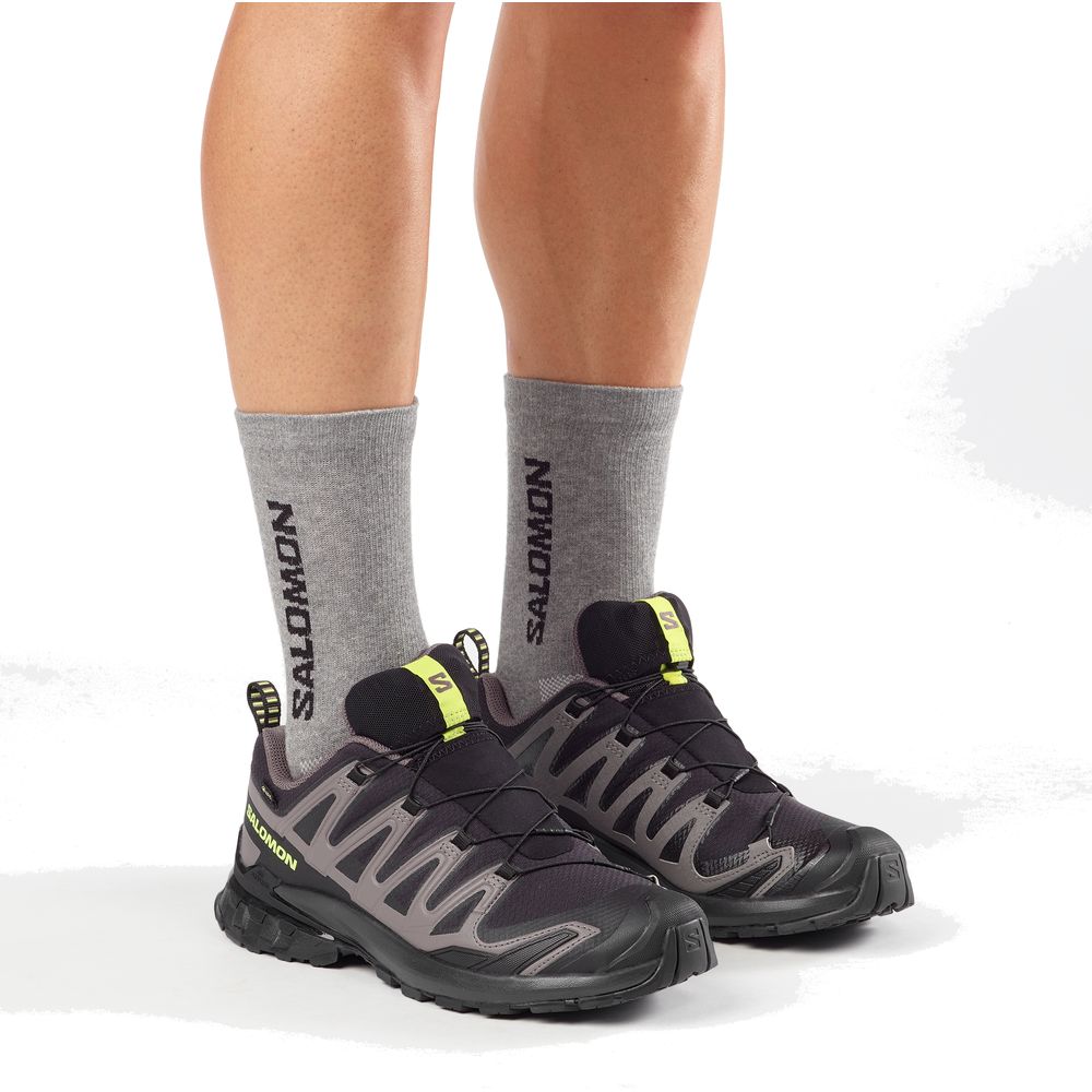 Salomon XA PRO 3D V9 GTX Herren Trailrunningschuh Black/Dark Gull Gray/Acid Lime Produktbild 6