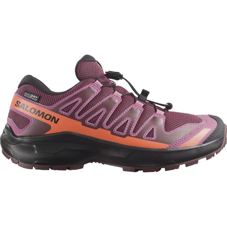 Salomon XA PRO Waterproof Kinder Wanderschuh huckleberry-black-nectarine Produktbild 0
