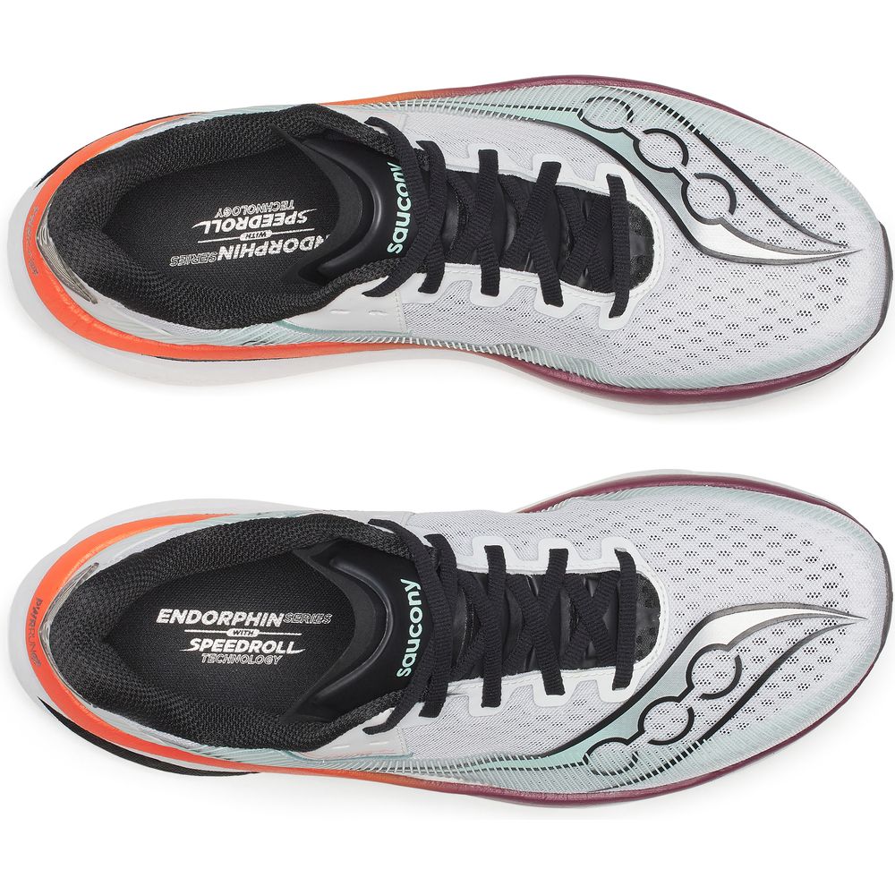 Saucony Endorphin Azura Herren Laufschuh white/crimson Produktbild 4