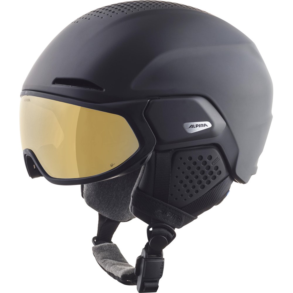 Alpina Alto Q-Lite Skihelm matt schwarz Produktbild 0