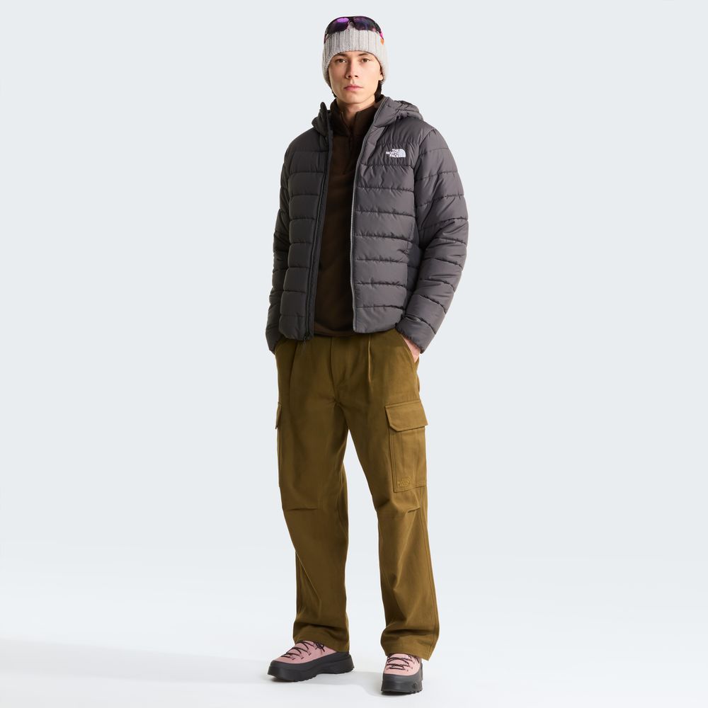The North Face Aconcagua Hooded Jacket Herren Isolationsjacke anthrazitgrau Produktbild 2