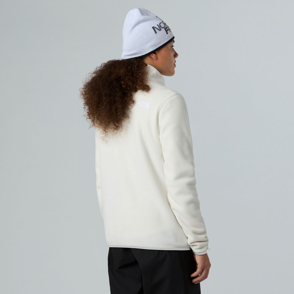 The North Face Damen Glacier Fleecejacke white dune Produktbild 3