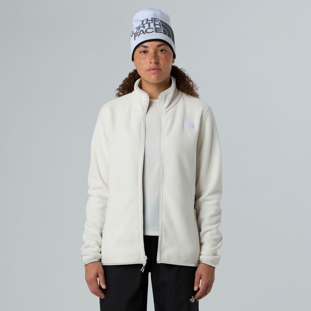 The North Face Damen Glacier Fleecejacke white dune Produktbild 4