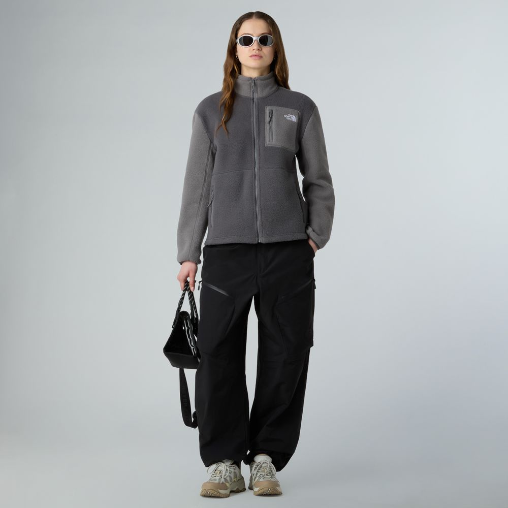 The North Face Damen Yumiori Full Zip Fleecejacke anthracite grey smoked Produktbild 1