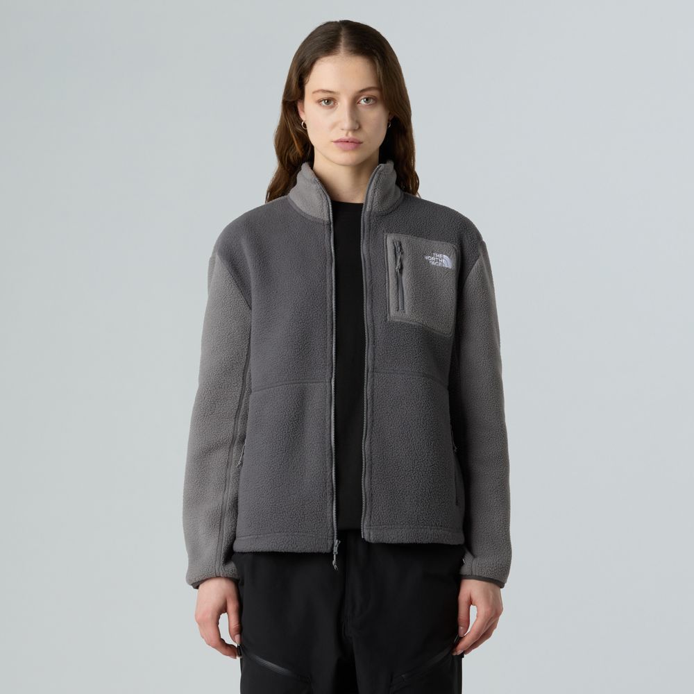 The North Face Damen Yumiori Full Zip Fleecejacke anthracite grey smoked Produktbild 3