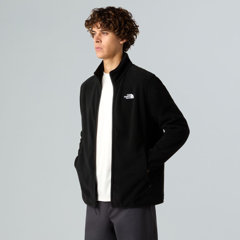 The North Face Herren Glacier Fleecejacke tnf black Produktbild 4