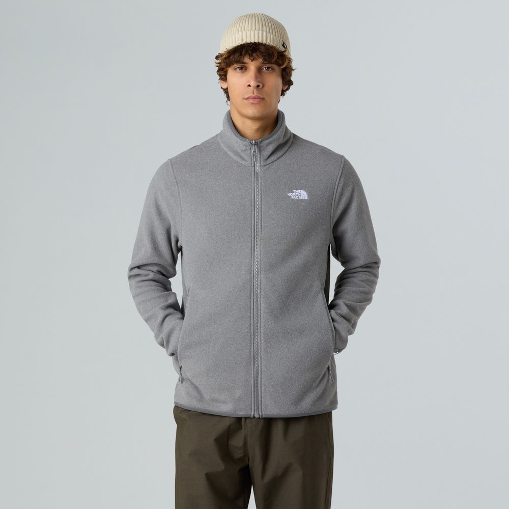 The North Face Herren Glacier Fleecejacke tnf mid grey heather Produktbild 5