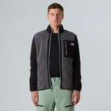 The North Face Herren Yumiori Full Zip Fleecejacke anthracite grey tnf bla Produktbild 3