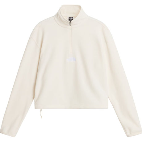 The North Face Novelty Logo Glacier 1/4 Zip Damen Fleecejacke white-dune Produktbild 0