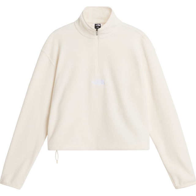 The North Face Novelty Logo Glacier 1/4 Zip Damen Fleecejacke white-dune Produktbild 0