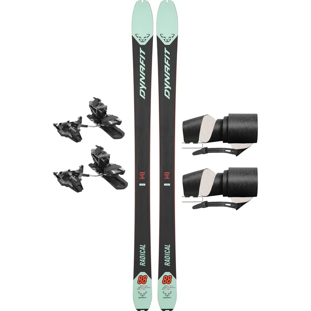 Tourenski Komplettset Dynafit Radical 88 Women puritan grey + Dynafit Radical Bindung + passendes Kohla Fell - Kopie Produktbild 0