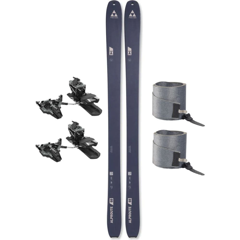 Tourenski Komplettset Fischer Alproute 88 + Dynafit Radical 92 Bindung + Fischer Skin Alproute Tourenfell Produktbild 0