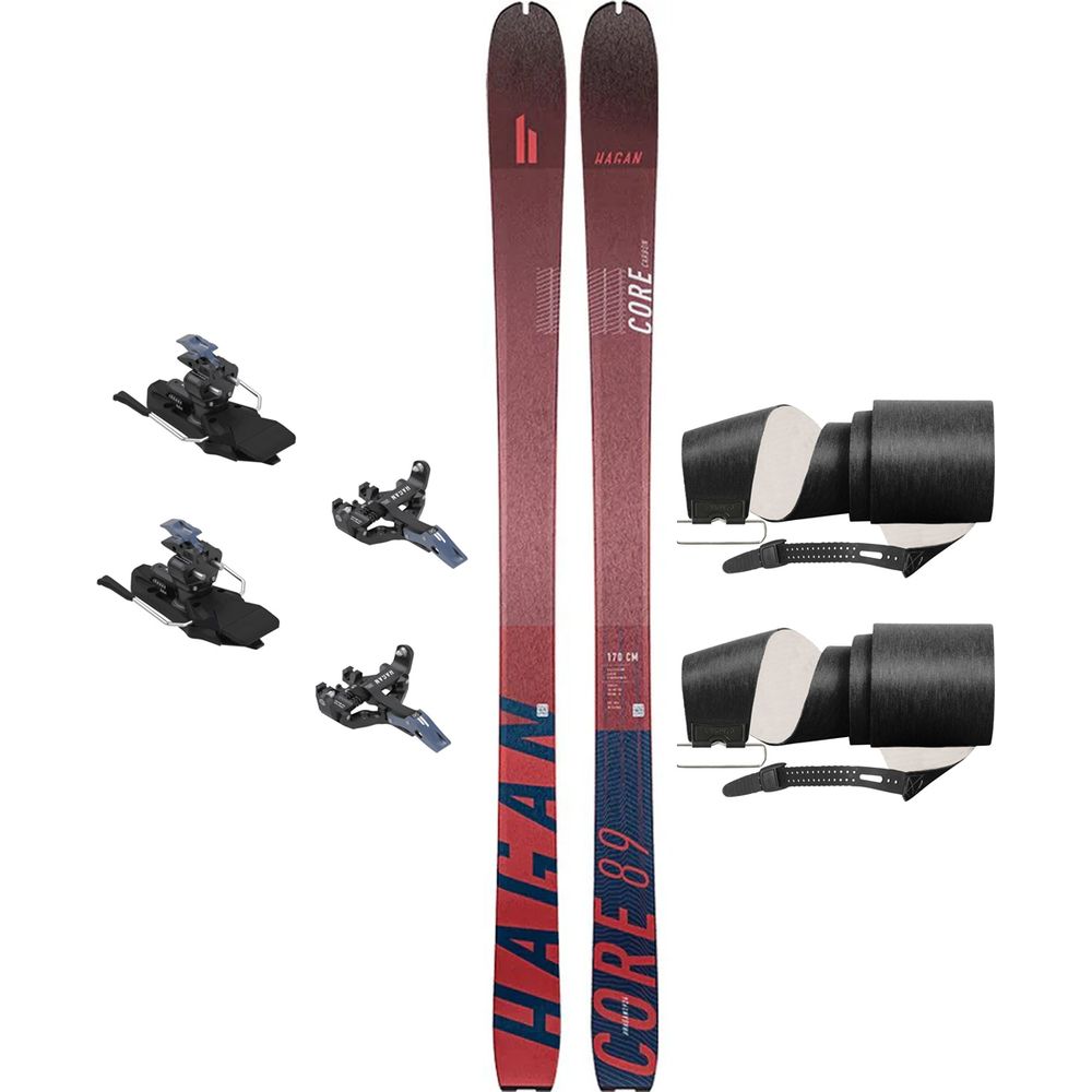 Tourenski Komplettset Hagan Core Carbon 89 + ATK/Hagan Pin Up Bindung + passendes Kohla  Tourenfell   Produktbild 0