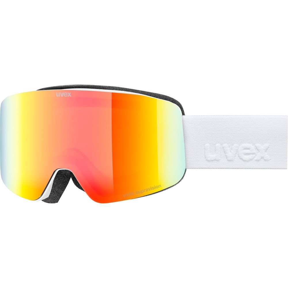 Uvex Powdr FM Kinder Skibrille white-matt-mirror-rainbow Produktbild 0