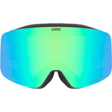 Uvex Pwdr FM Kinder Skibrille black-matt-mirror-green Produktbild 1