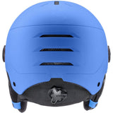 Uvex Rocket JR Visor Kinder Skihelm blue-matt-mirror-blue Produktbild 1