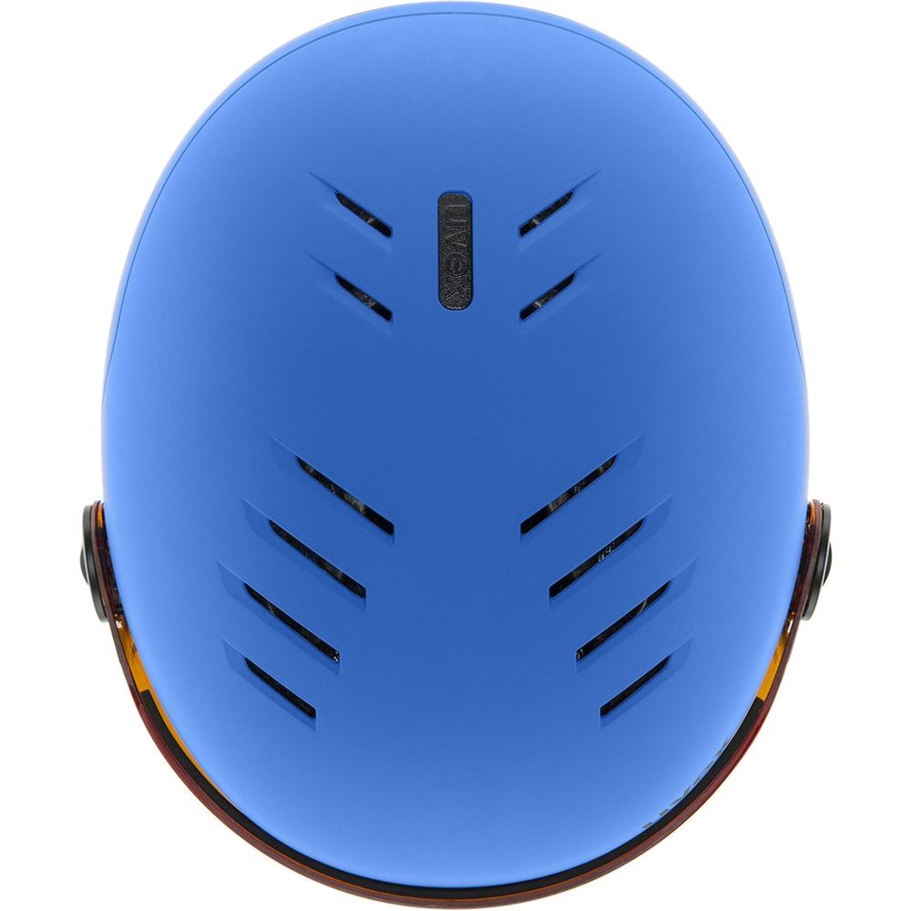 Uvex Rocket JR Visor Kinder Skihelm blue-matt-mirror-blue Produktbild 3