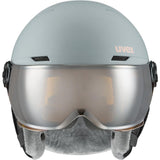 Uvex Rocket JR Visor Kinder Skihelm rhino-blush-matt-mirror-red Produktbild 2