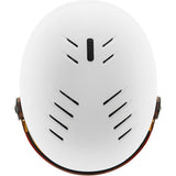 Uvex Rocket JR Visor Kinder Skihelm white-black-matt-mirror-blue Produktbild 3
